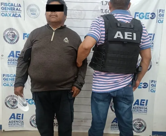 FGEO ejecuta orden de aprehensión y detiene a probable responsable de violencia familiar ejercida en Juchitán