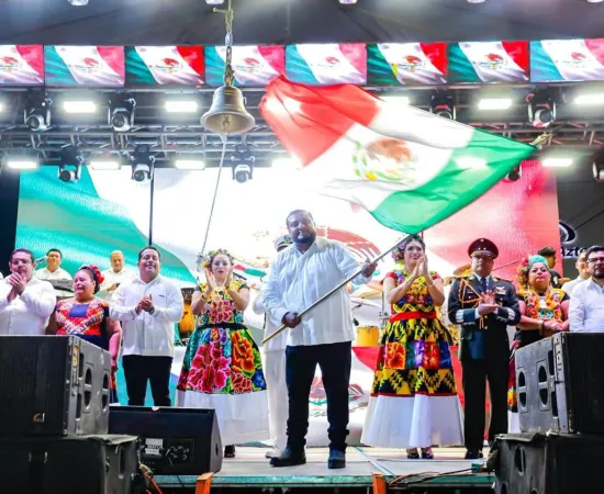 Juchitán celebra el Grito de Independencia