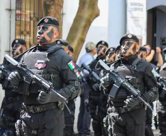 Oaxaca de Juárez participa en el Desfile Cívico-Militar