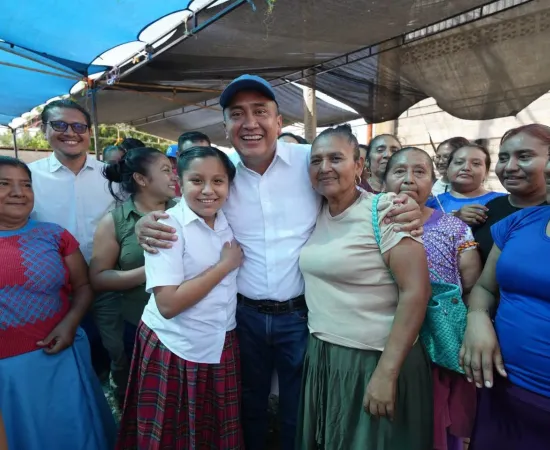 Agradece Nino Morales  a Jara construcción de pavimento con concreto hidráulico en carretera a Universidad Politécnica del Istmo*