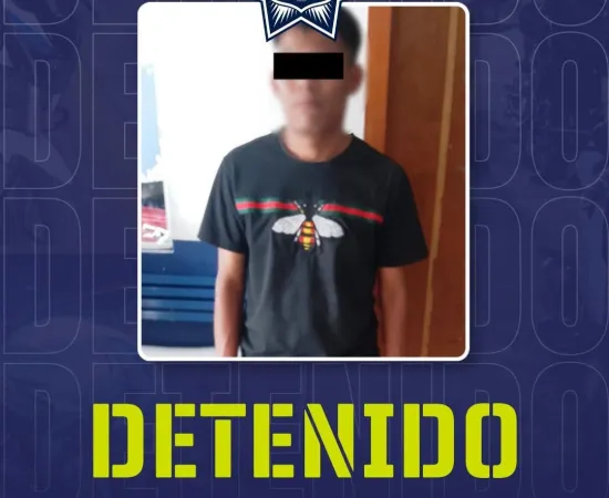 Detienen a persona por presunto robo de pertenencias a una menor en el Centro Histórico