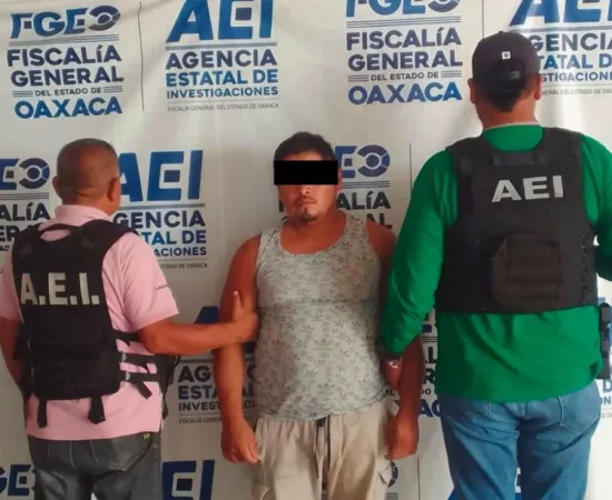 FGEO aprehende a probable responsable de violación equiparada en agravio de una menor de edad en Santa María Petapa