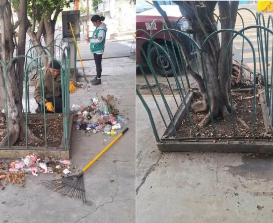 Refuerza Gobierno de Oaxaca de Juárez limpieza y mantenimiento de espacios públicos en la capital