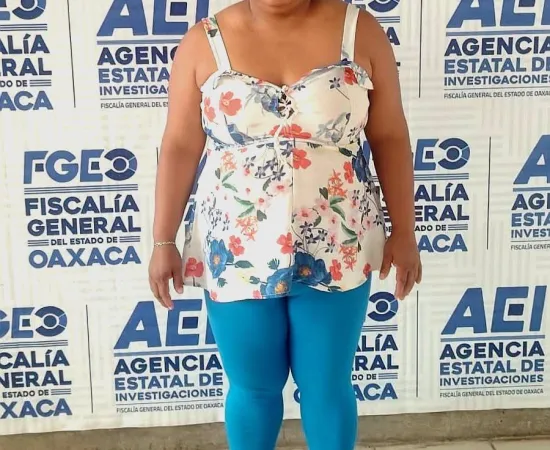 Fiscalía detiene a mujer por su probable participación en la desaparición de un policía estatal en Soyaltepec
