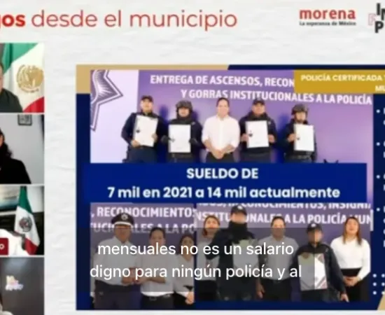 Policías mejor pagados, familias más seguras: El logro histórico de Santa Lucía del Camino