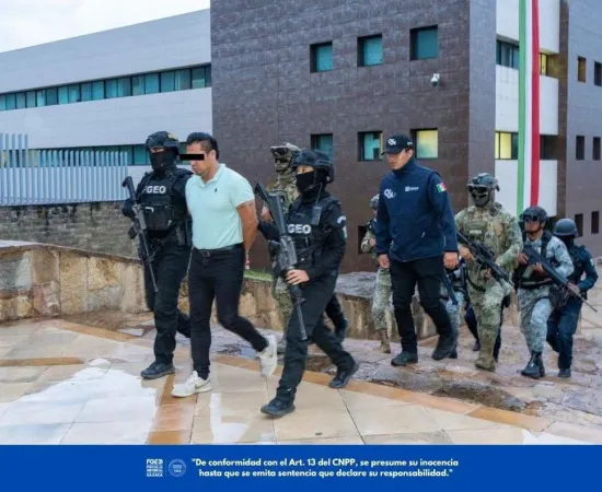 Fiscalía detiene a líder extorsionador en la Central de Abasto, y desarticula brazo financiero de la organización ASAEO