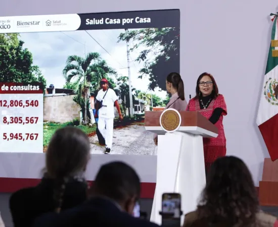 Salud Casa por Casa ha ofrecido más de 27 millones de consultas médicas domiciliarias y gratuitas a adultos mayores y personas con discapacidad: Leticia Ramírez 