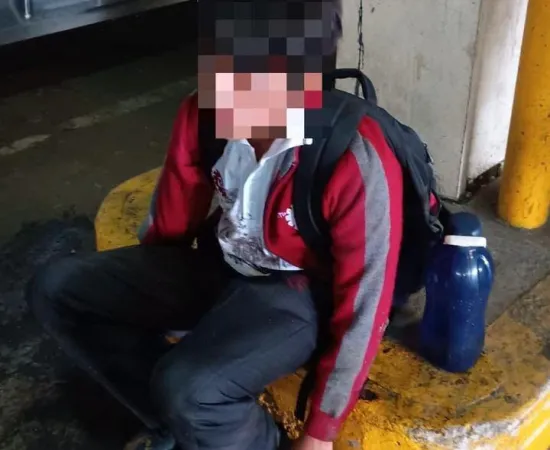 Bachiller es auxiliado por gobierno de Santa Lucía del Camino al encontrarse en presunto estado de ebriedad