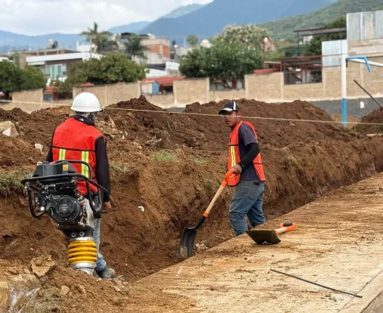 Avanza construcción del Centro Comunitario México Imparable en Pueblo Nuevo