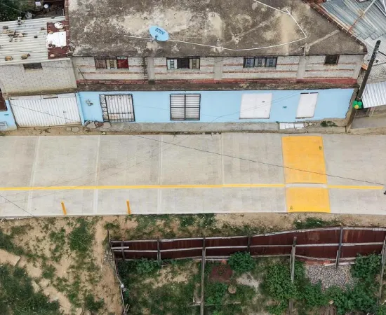 En Donají, Ray Chagoya inaugura calle rehabilitada con el programa Banco de Materiales