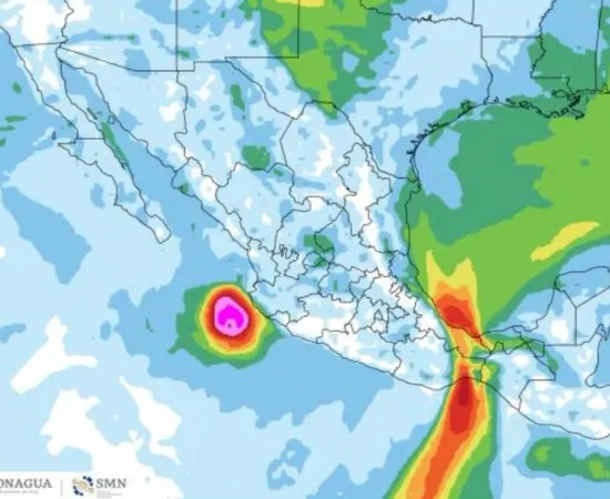 Protección Civil emite aviso especial por evento de Norte ante el frente frío número 2