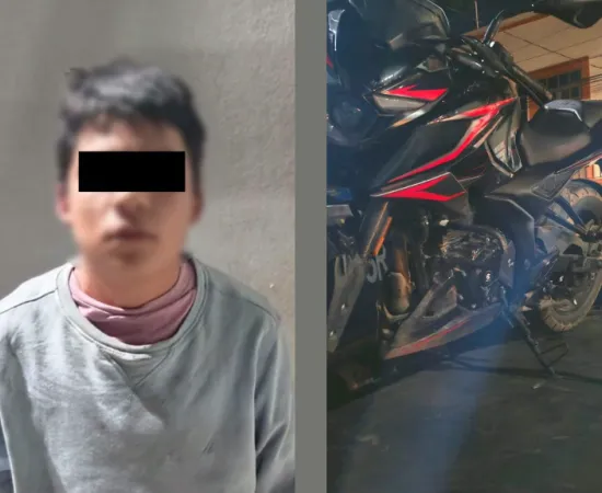 Policía Municipal detiene a persona señalada por presunto robo de motocicleta