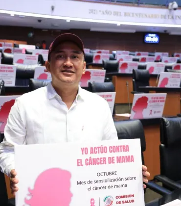 Celebra Nino Morales programas contra el cáncer de mama