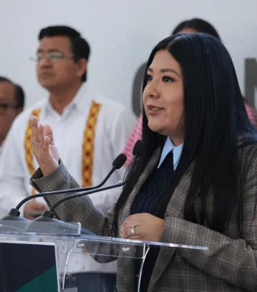 Reitera Tania Caballero, presidenta de la Jucopo, llamado al respeto en comparecencias