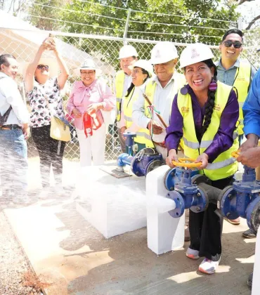 Más agua para Xoxocotlán; entrega Nancy Benítez pozo profundo en San Isidro Monjas