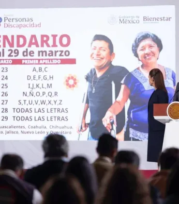 Abren inscripciones para discapacidad en los programas Bienestar federal