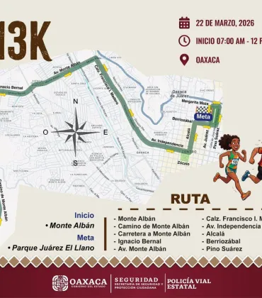 Alista Policía Vial Estatal dispositivo por Medio Maratón Raíces de Tierra