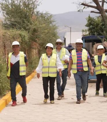 Más infraestructura en Xoxocotlán; reconocen familias impulso de Nancy Benítez