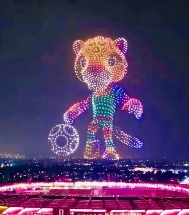 FIFA ilumina el cielo con espectacular show de drones