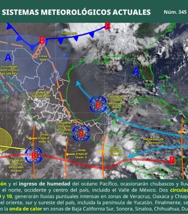 Prevén lluvias con tormentas eléctricas y oleaje elevado en la costa oaxaqueña