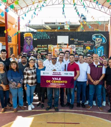 Ray Chagoya entrega Banco de Materiales en las Agencias de Montoya y Dolores para impulsar obras comunitarias