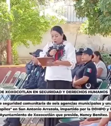 Fortalecen la seguridad comunitaria en Xoxocotlán