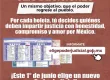 Anima Nino Morales a salir a votar por la renovación del Poder Judicial